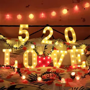 2023 RGB cambia colore Led lettera segno 3ft/4ft tendone lettere luce gigante lettere decorazione di nozze