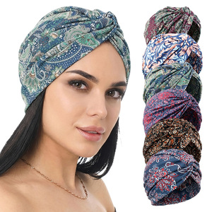 Bonnet <span class=keywords><strong>chimio</strong></span> Paisley, Hijab, Turban africain pour femmes, Chapeaux pour dames - Product Image 1