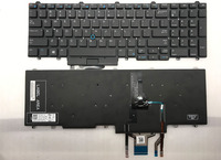 Clavier d'ordinateur portable de remplacement pour Dell Latitude E5570 E5550 5570 5580 Clavier rétroéclairé Disposition belge Azerty
