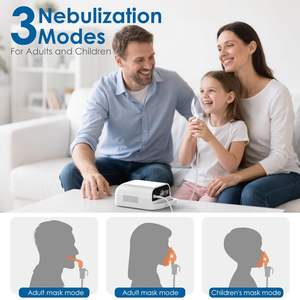 Mesin Nebulizador kompresor medis, mesin <span class=keywords><strong>Nebulizer</strong></span> genggam Digital portabel untuk anak-anak dan dewasa - Product Image 2