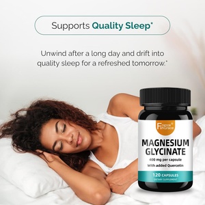 Cápsulas de Glicinato de Magnesio 400mg con Etiqueta Personalizada, Favorecen un Sueño de Calidad para Adultos, Suplemento de Glicinato de Magnesio - Product Image 6