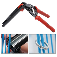 Pince à clipser pour cage à volaille, outils pour assembler les cages en métal, pince à anneaux, agrafes, pince pour cage à oiseaux, lapins, grillage, clippers pour clôtures en fil métallique
