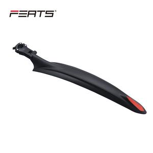 FERTS Fit For:24 ",26",28 "Mtb Material PP Bicycle Front/ Rear FENDER Mudguard Set avec White and Silver Reflective Patch - Product Image 3