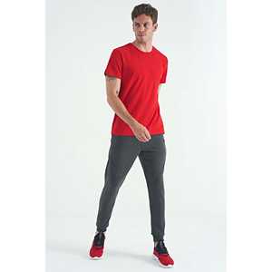 Camiseta Básica Roja de Manga Corta para Hombre Calvin Klein, Corte Jersey, 88245 - Product Image 3