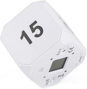 Minuteur de cuisine numérique intelligent magnétique en ABS écologique, hexagonal, visuel, à bascule, pour l'étude et la cuisson (Pomodoro) - Product Image 5