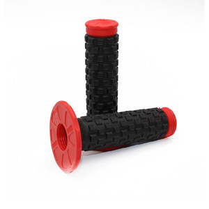 ZUQING <b>Motorcycle</b> Handlebar <b>Grips</b> HB209 Black With Green Ends Non Slip For Off Road Bikes - Product Image 4