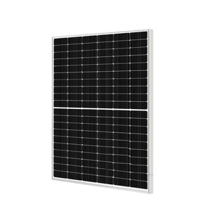 Panneau solaire monocristallin tout noir 500W, taille des cellules 156,75 mm x 156,75 mm, pour stockage d'énergie hors réseau et charge - Product Image 1