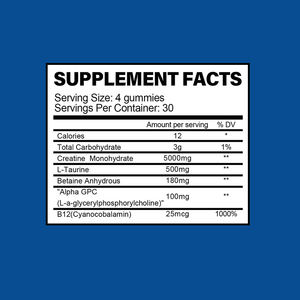 निजी लेबल वेगन एनर्जी ग्मी पूरक मांसपेशियों की वृद्धि का समर्थन करता है ऊर्जा सहनशक्ति क्रिएटिन मोनोहाइड्रेट गुम्मीज - Product Image 2