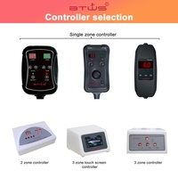 Btws Couverture chauffante portable pour le corps, usage domestique, post-yoga, avec fermeture éclair, type de prise US & EU, couverture sauna