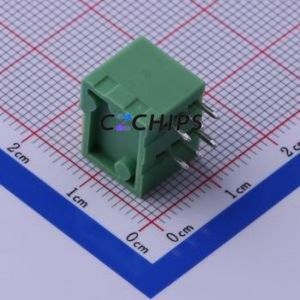 KF141R-2.54-3P Spring Terminal Block Bent Lead Through Hole,P=2.54mm Connector 2.54mm 3P 3 2A - Product Image 2