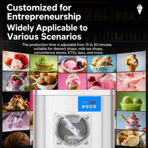 Máquina Comercial para <span class=keywords><strong>Helado</strong></span> Duro, Máquina Automática para Hacer Gelato Italiano, Estilo <span class=keywords><strong>Haagen</strong></span> Dazs, para Heladería - Product Image 4