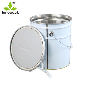 Matériau en étain de seau à tambour unique de 20L le plus vendu avec support d'impression personnalisé Promotion du fabricant - Product Image 3