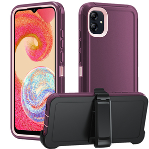 Étuis de téléphone portable anti-rayures TPU+PC Defender pour A04E A34 5G Protection intégrale du corps Design d'armure givrée - Product Image 3