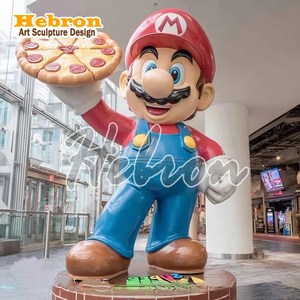 Escultura Decorativa Navideña de Anime Pintada a Mano y Personalizada de Fábrica, Estatua de Resina de <span class=keywords><strong>Mario</strong></span> <span class=keywords><strong>Bros</strong></span> en 3D - Product Image 4