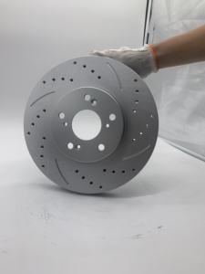 Mise à niveau du système de freinage de voiture Hilux Sport avec disque de frein surdimensionné percé et Kit de rotor de frein fendu pour nissan Elgrand E51 - Product Image 4