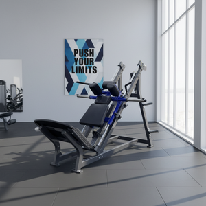 เครื่องแฮคสควอทแบบใช้แผ่นเหล็กสองฟังก์ชั่นสำหรับออกกำลังกายขา ปลอดภัย ใช้ได้ทั้งในร่มและกลางแจ้ง เหมาะสำหรับยิมและฟิตเนส - Product Image 6