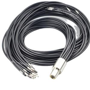 Kabel Bundel Serat Optik Silika Terpadu Serat Kaca Silikon Bundel dengan Serat Kaca Tunggal 50um 70um - Product Image 1