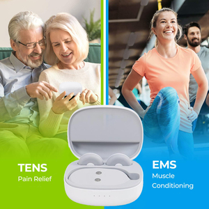 Unidad <span class=keywords><strong>Tens</strong></span> Ems Masajeador corporal para el hogar Estimulador muscular portátil Dispositivo de terapia muscular con control remoto independiente - Product Image 4