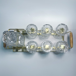 Ensemble de carafes à whisky en bois cristal de haute qualité avec logo personnalisé pour les cadeaux d'affaires <span class=keywords><strong>Carafe</strong></span> à <span class=keywords><strong>vin</strong></span> whisky - Product Image 5