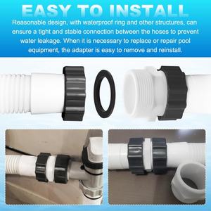 Adaptateur <span class=keywords><strong>de</strong></span> <span class=keywords><strong>tuyau</strong></span> <span class=keywords><strong>de</strong></span> <span class=keywords><strong>pompe</strong></span> <span class=keywords><strong>de</strong></span> <span class=keywords><strong>piscine</strong></span> hors sol 1,5 pouces, adapté à la <span class=keywords><strong>pompe</strong></span> <span class=keywords><strong>de</strong></span> <span class=keywords><strong>piscine</strong></span> hors sol Intex - Product Image 5