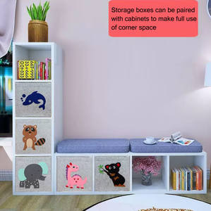 Nueva Cesta de Almacenamiento de Fieltro con Diseño de Dibujos Animados, Cesta de Almacenamiento de Juguetes para Niños, Cesta de Almacenamiento de Ropa Sucia de Fieltro - Product Image 3