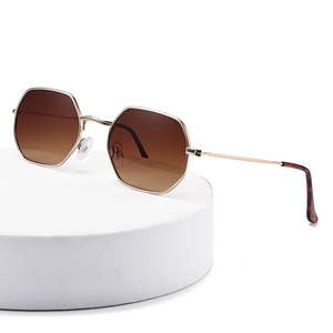 Sunway Eyewear Metal Small Frame Polygon Trendy Fashion UV400 Protection <b>Sunglasses</b> <b>Retro</b> Men Women's Sun Glasses - Product Image 2