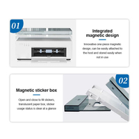 Mesin Cetak Foto Mini Fonlyu, Stiker Kulit Ponsel, Mesin Cetak DIY, Printer Film Belakang Ponsel Portabel Nirkabel