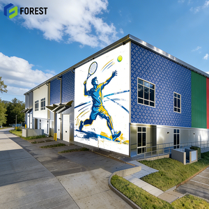 Complejo Deportivo Metálico Prefabricado Versátil, Gimnasio para Escuelas Secundarias, Económico, Eficiente Energéticamente, de Gran Vano - Product Image 1