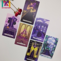 Impression de cartes de tarot personnalisées OEM/ODM en feuille métallisée, jeu de divination à collectionner, boîte de cartes imprimée sur mesure, échantillonnage rapide
