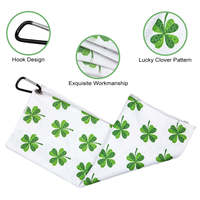 Serviettes de golf en microfibre gaufrée avec logo personnalisé, serviette de golf de haute qualité avec sublimation et clip