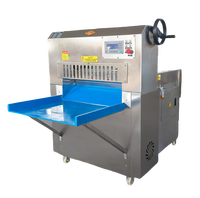 Trancheuse automatique 304SUS 1mm à épaisseur réglable pour bœuf et mouton congelé Machine à trancher le bacon Machine à découper les rouleaux de mouton CNC