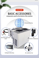 Unit Pendingin Scroll Freezer Hemat Energi dengan Remote Control Ramah Lingkungan R404a -20C 8C untuk Restoran Supermarket