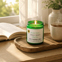 Grande bougie en cire de soja en verre vert pour la maison, parfumée et créative, idéale comme ornement, cadeau de mariage ou de fêtes pour les bars