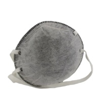 Masque anti-poussière jetable FFP2/FFP3 avec filtre PM2.5, valve d'exhalation, construction 3 couches, coussinet nasal en mousse et ajustement confortable