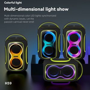 Altavoz Bluetooth Portátil Hopestar H59 de 60W con Sincronización de Ritmo, Luz RGB, Compacto y Ligero para Fiestas, Campamentos, Playa y Uso en Exteriores - Product Image 5