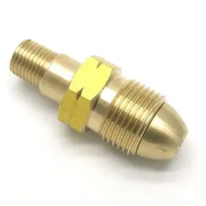 用于Pol X 14英寸Bspt公的高质量黄铜丙烷圆筒连接器