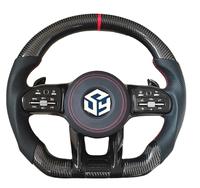 Volant en fibre de carbone et cuir avec écran LED pour Mercedes Benz AMG W204 W205 W211 W203 W212 W176 W213 W222 C63 E63 G63