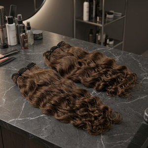 Perruques Tyagi Transparent HD Full Lace en Cheveux Humains Indiens Remy Noir Naturel 12-30 pouces, Perruque Frontale 4x4/5x5/13x4, Double Trame Faite à la Machine - Product Image 3