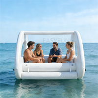 Надувная электрическая лодка EASYFUN на заказ от производителя: роскошная яхта на солнечной энергии для прогулок по реке и экскурсий