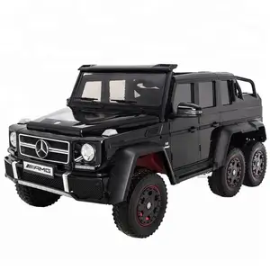 Bambini con licenza AMG G63 Ride on Car luci di controllo remoto suono 6 ruote grande auto