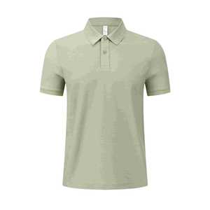 Camiseta Polo de Manga Corta, Mezcla de Algodón y Modal, Transpirable, para Verano, Corte Holgado - Product Image 2