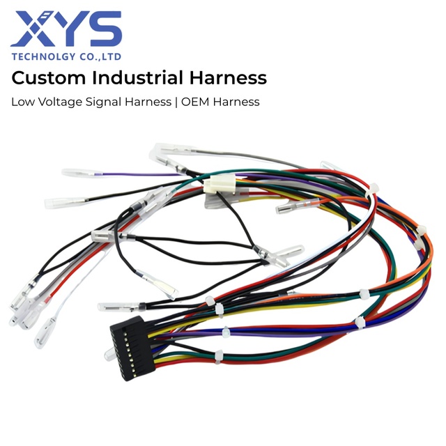 Custom Cable Assembly Industrial Wiring Harness for PLC Cabinets, Servo Systems, Control Panels, Industrial Equipment