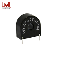 Transformateur de courant compact haute précision 60A de type anneau en cuivre pour chargeur de VE