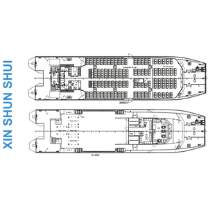 Catamaran de croisière en fibre de carbone pour les excursions en haute mer, bateau de tourisme, <span class=keywords><strong>ferry</strong></span> de passagers - Product Image 6