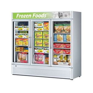 Congelador expositor comercial con puerta de cristal para bebidas y carne, equipo de refrigeración - Product Image 5