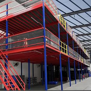 Op maat gemaakte stalen constructie opslagplatform met hoge laadcapaciteit voor magazijn en logistiek centrum - Product Image 6