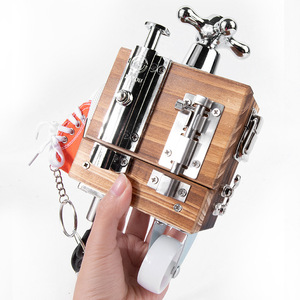 2024 New Arrival Montessori trẻ em của hoạt động bằng gỗ hộp bận rộn Trò chơi giáo dục cảm giác Thần Tài Nhận Thức Học tập đồ chơi cho trẻ em - Product Image 3