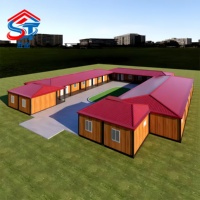 Maison préfabriquée de 20 pieds, maison modulaire préfabriquée, dortoir de chantier à faible coût