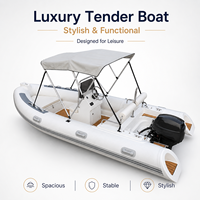 Bateau pneumatique de luxe à coque rigide de 16 pieds (480 cm) à grande vitesse pour les sports nautiques