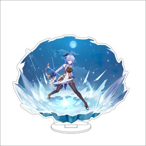 Genshin Around the <span class=keywords><strong>Ganyu</strong></span> – Figurine en acrylique de 16 cm, décorations de bureau bidimensionnelles et mignonnes, collection double création - Product Image 5